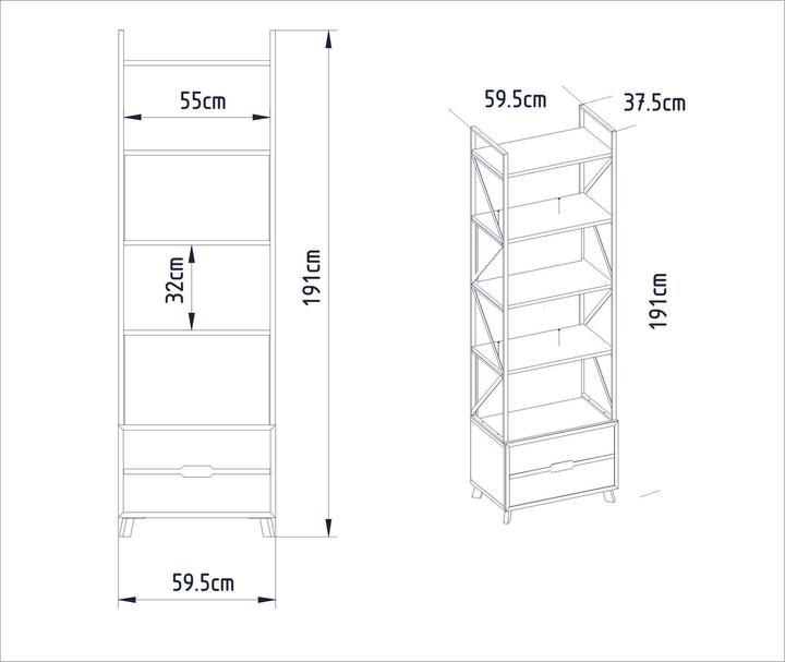 Actual product image Hanah Home Asher (59.5 x 35.5 x 191 cm)