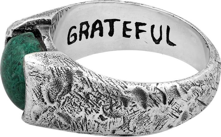 Produktbild Haze & Glory Ring Siegelring Liberty - Afrikanischer Türkis 925 Silber (66, 925 Silber)
