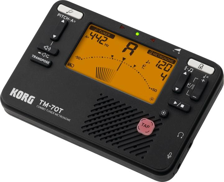 Actual product image Korg Tuner TM-70 Set Black, Features