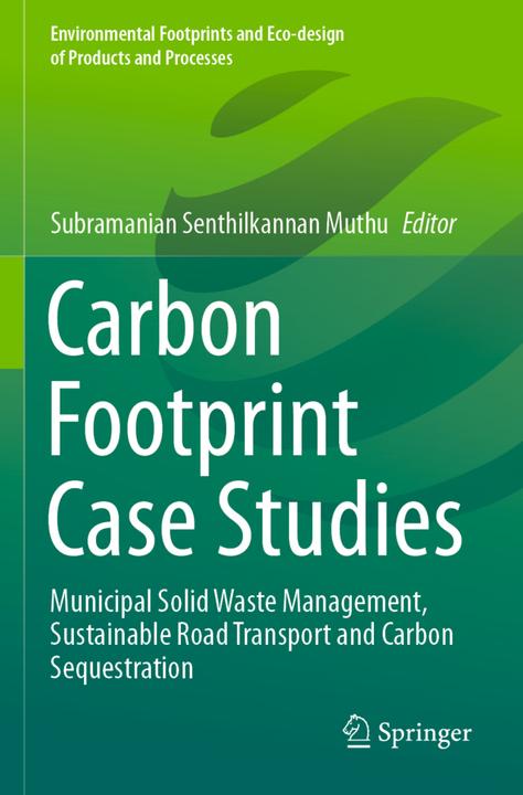 Immagine prodotto Carbon Footprint Case Studies (Subramanian Senthilkannan Muthu, 2021)