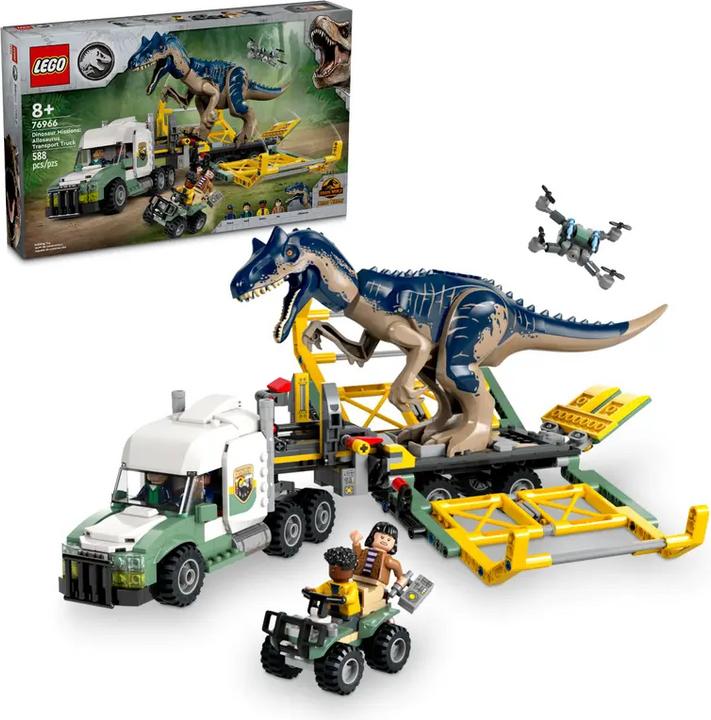 Produktbild LEGO Dinosaur Missions: Allosaurus Transport Truck (76966, LEGO Jurassic World)