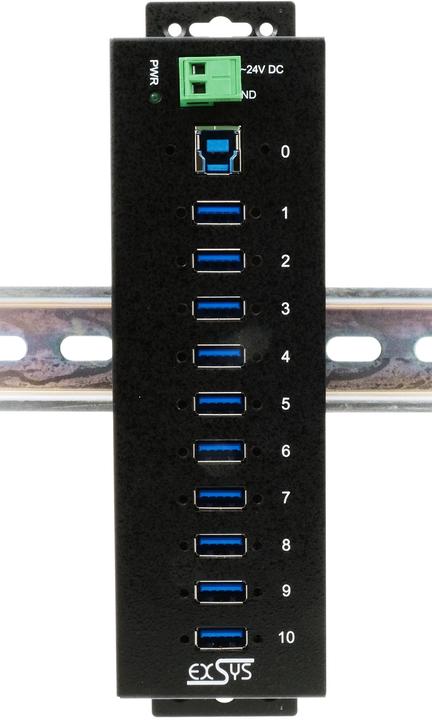 Actual product image Exsys Ex-1110hmvs (USB-B, 10 Ports)