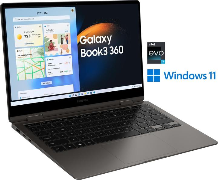 Actual product image Samsung Galaxy Book3 360 (13.30", Intel Core i7-1360P, 16 GB, 1000 GB, DE)