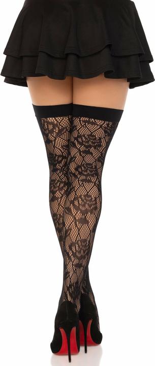 Immagine prodotto Leg Avenue Rete Wild Roses Stock Nero (Taglia unica)