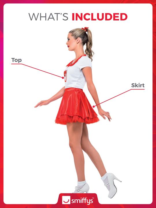 Produktbild Smiffys Grease: Sandy Cheerleader (36, 38)