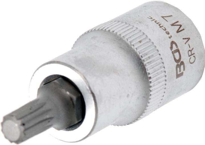 Actual product image BGS Bit Socket 12.5 mm (1/2") Drive Spline (for XZN) M7 (12.5 mm)