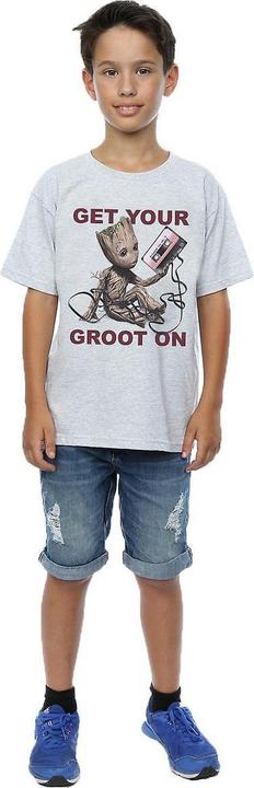 Produktbild Guardians of the Galaxy Boys Get Your Groot On Heather T-Shirt (152, 158)
