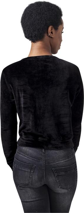 Image du produit Urban Classics Ladies Short Velvet Crew (XS)