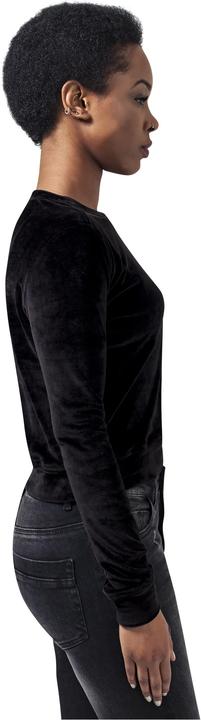 Image du produit Urban Classics Ladies Short Velvet Crew (XS)