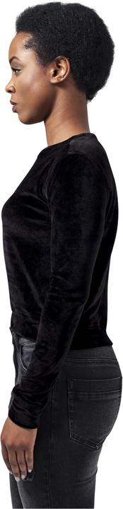 Image du produit Urban Classics Ladies Short Velvet Crew (XS)