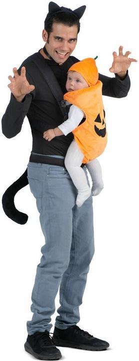 Actual product image My Other Me Disguise 5 pieces newborn pumpkin cat (One size)