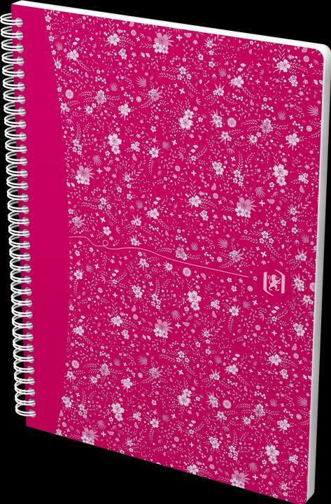 Produktbild Oxford FORME FLORAL - Spiralbuch (B5, Liniert, Harter Einband)