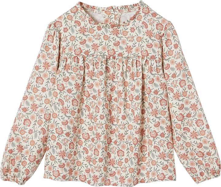 Produktbild Vertbaudet Mädchen Bluse mit Blumenmuster (158)