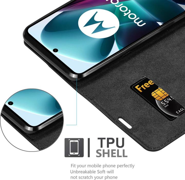 Immagine prodotto Cadorabo Libro Invis. Coperchio magnetico (Motorola Moto G200 5G)