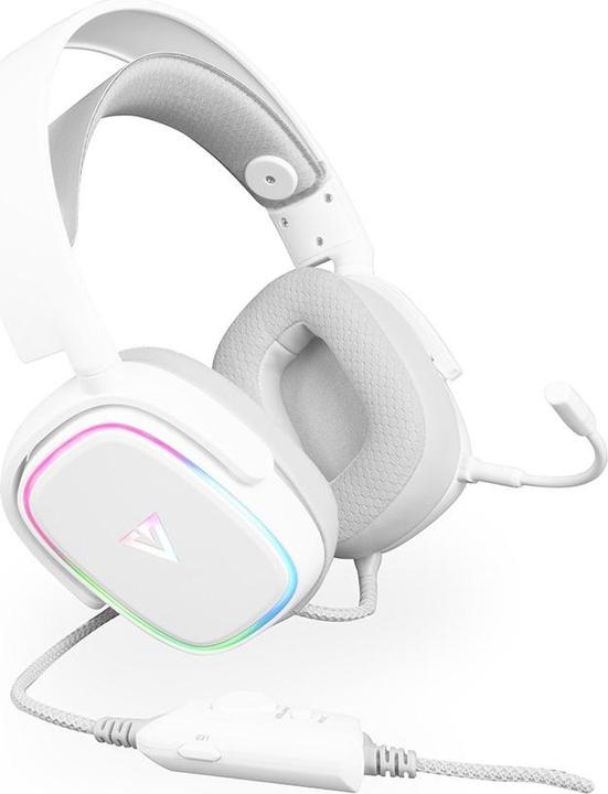 Actual product image Modecom MC-899 Prometheus Headset Wired Head-band Gaming White (Cable)