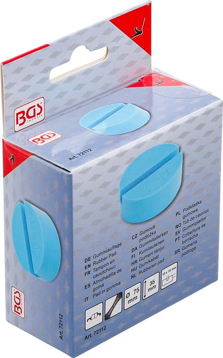Produktbild BGS Gummiauflage | für Wagenheber | 75 x 35 mm