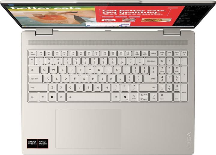 Actual product image Lenovo Yoga 7 2-in-1 (16", AMD Ryzen AI 7 350, 32 GB, 1000 GB, CH)