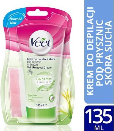 Actual product image Veet Silk&Fresh Cremation Is An Under Shower Hair Removal For Scores Dry 135Ml (135 ml)