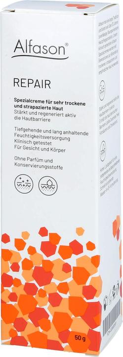 Produktbild Alfason Repair Creme für trockene Haut, 50 g Creme (Körpercreme)