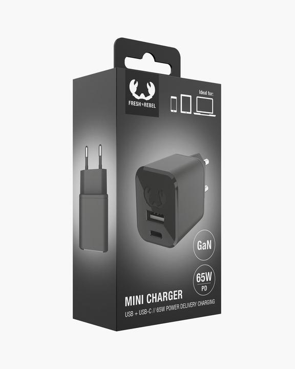 Immagine prodotto Fresh'N Rebel Mini Caricatore USB A + USB C (65 W)