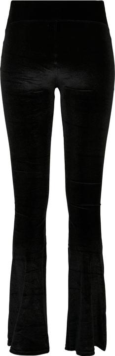 Actual product image Urban Classics Ladies High Waist Velvet Boot Cut Leggings (S)