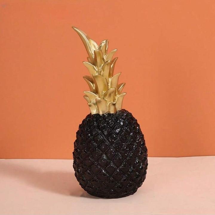 Image du produit Cbx Ananas Décoration Noir Or 18cm