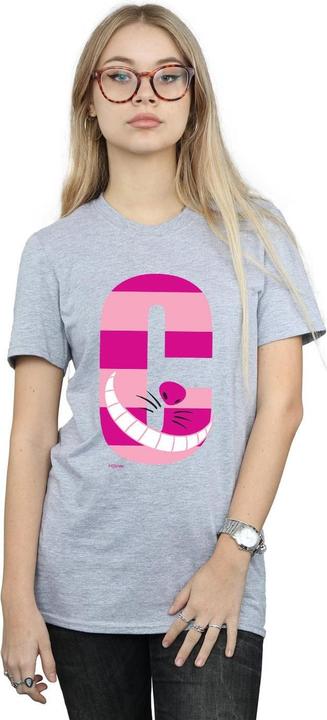 Actual product image Disney Womens/Ladies Alphabet A Is For Alice Cotton Boyfriend T-Shirt (L)