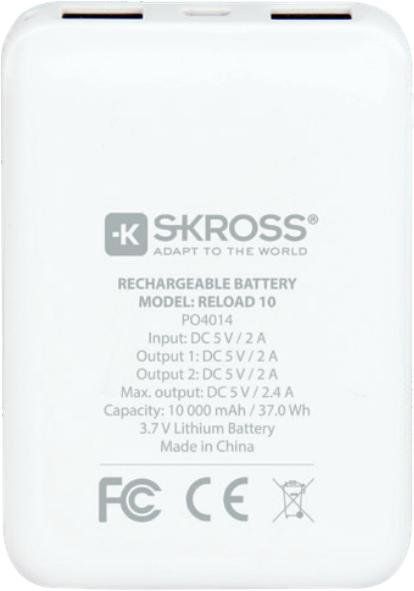 Actual product image Skross Reload 10 (10000 mAh, 10 W, 37.37 Wh)