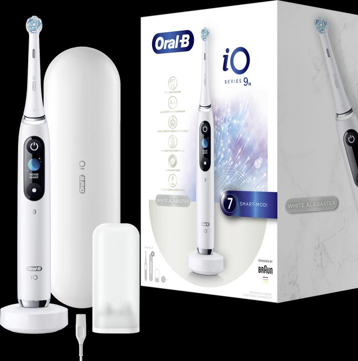 Actual product image Oral-B iOM9.1A1.1AD White AlabasterToothbrush (Oscillating toothbrush)