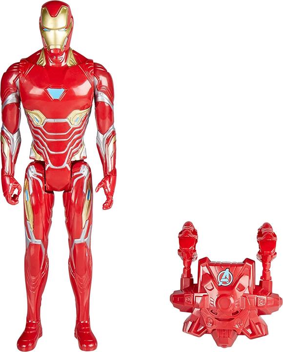 Hasbro Figur Avengers Titan Hero Iron Man mit Power FX Pack