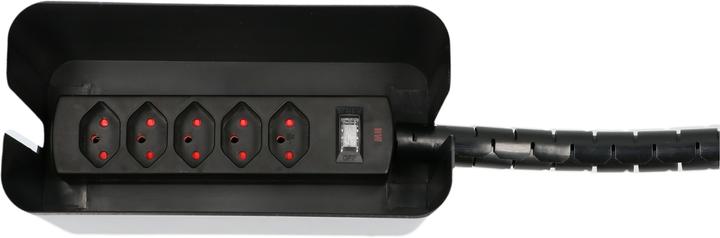 Actual product image Max Hauri Cable Home cable management set: small box + safety line + spiral conduit