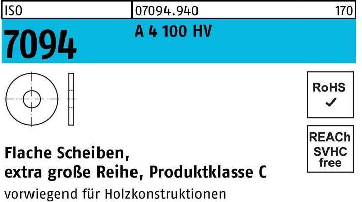 Actual product image Reyher Washer ISO 7094 10 A 4 100 HV