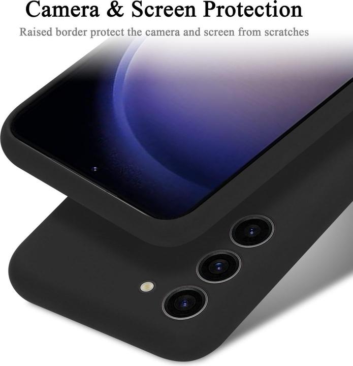 Actual product image Cadorabo Bumper Case for Samsung Galaxy S24 PLUS TPU Liquid Silicone Cover for Samsung Galaxy S24 PLUS (Samsung Galaxy S24+)