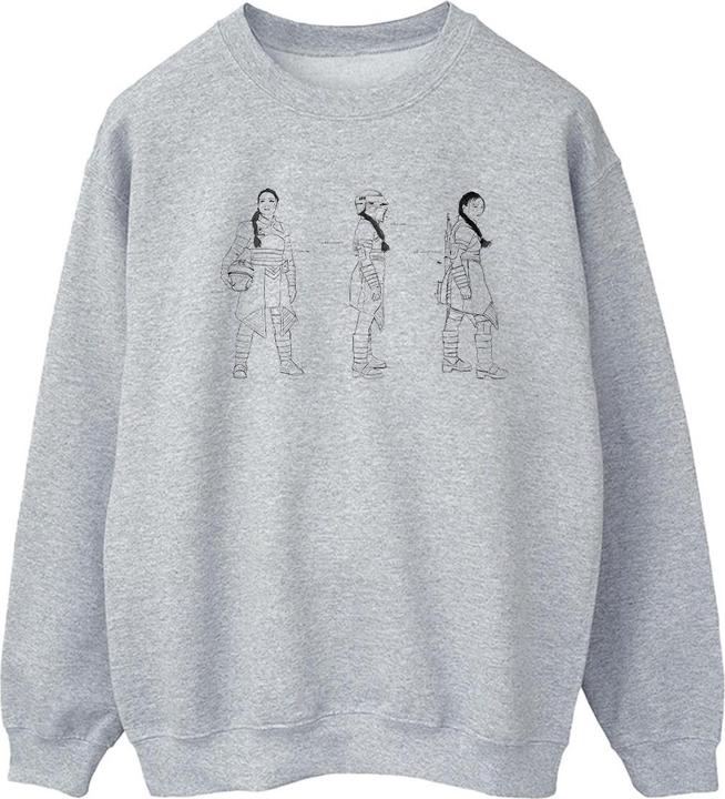 Actual product image Star Wars Mens The Book Of Boba Fett Fennec Concept Sweatshirt (XL)