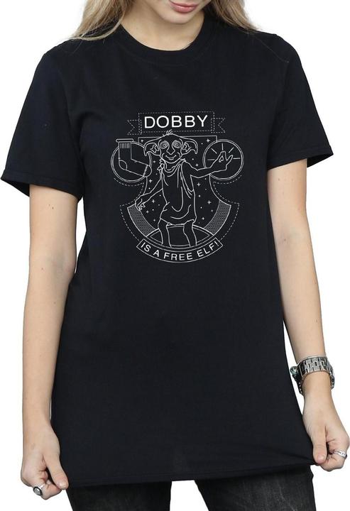 Actual product image Womens/Ladies Dobby Seal Cotton Boyfriend T-Shirt (XXL)