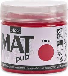 Actual product image Pebeo Acrylic Mat Pub (Magenta, 140 ml)