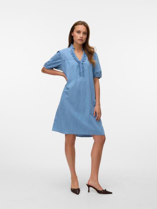 Produktbild Vero Moda VMROSA Kurzes Kleid Jeanskleid (L)