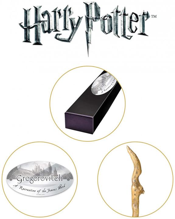 Image du produit Noble Collection Baguette magique Harry Potter Gregorovitch (édition personnage)