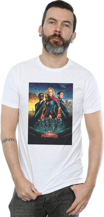 Immagine prodotto Captain Movie Starforce Poster Maglietta Uomo (M)