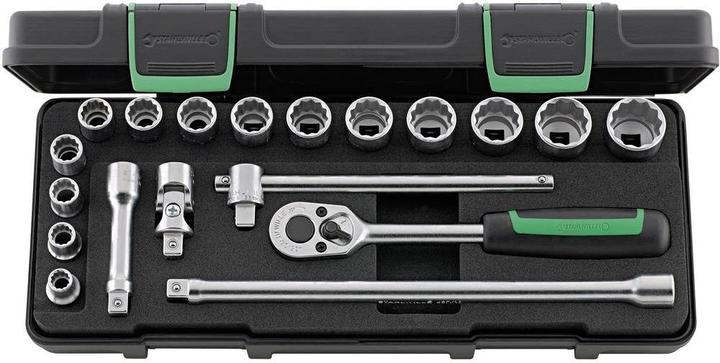 Actual product image Stahlwille Socket wrench set 3/8 (10 mm) (19 mm, 12 mm, 14 mm, 22 mm, 16 mm, 10 mm, 21 mm, 18 mm, 17 mm, 11 mm, 15 mm, 8 mm, 9 mm, 13 mm, 20 mm)