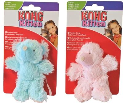 Produktbild KONG Kitten Teddy Bear assortiert (11.5x9.5cm) (Plüschspielzeug Katze)