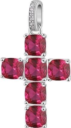 Brosway Fancy Passion Ruby FPR12 Cubic Zirconia Silver Pendant (Silber)
