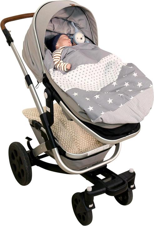 Produktbild Ullenboom Kuscheldecke Sterne grau 70 cm x 100 (70 x 100 cm)