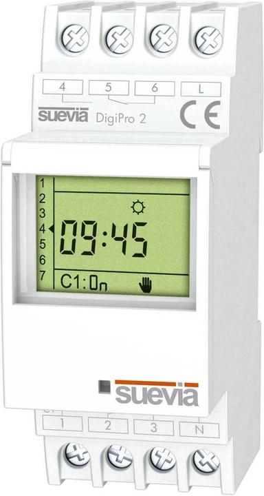 Actual product image Suevia Timer for top-hat rail 1