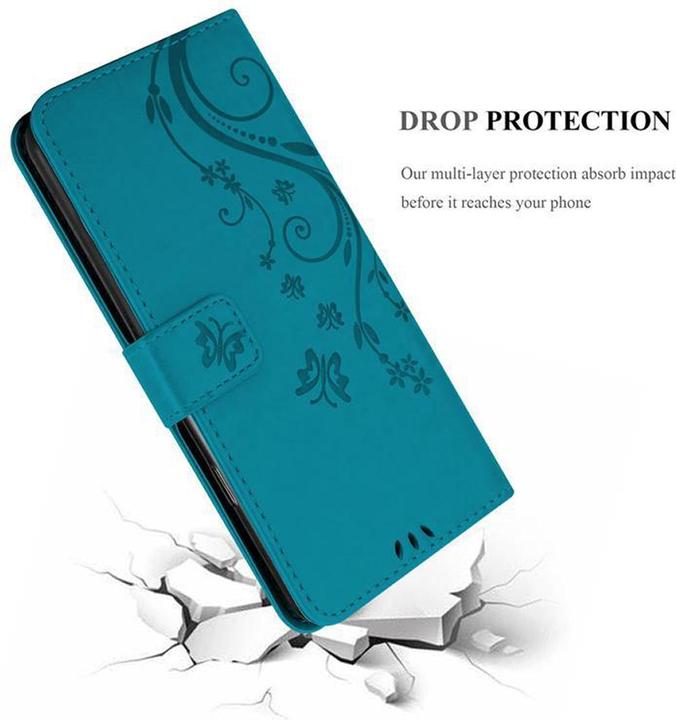 Actual product image Cadorabo Flower Book cover (Xiaomi Redmi Note 7)