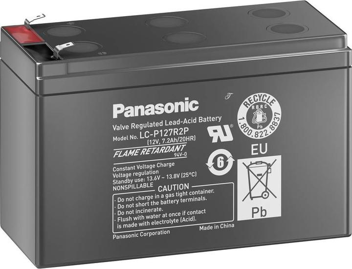 Produktbild Panasonic Bleiakku 12 V 7.2 Ah 12V 7,2Ah (12 V, 7200 mAh)
