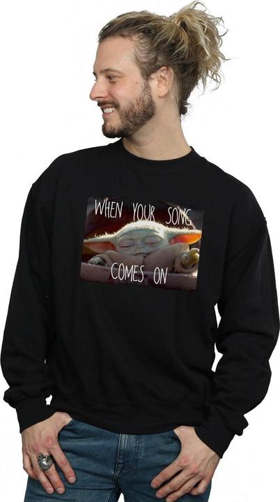 Produktbild Star Wars The Mandalorian The Child Song Meme Sweatshirt (3XL)