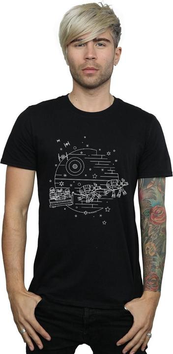 Immagine prodotto Star Wars Death Star Sleigh Maglietta Uomo (M)