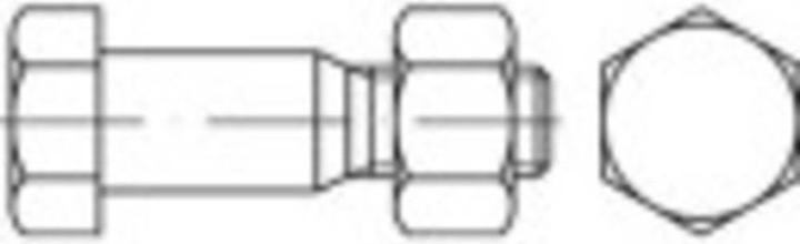 Produktbild Toolcraft Sechskant-Passschrauben M20 90 (25 Schrauben pro Stück)