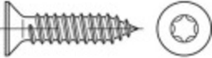 Image du produit Toolcraft Vis à tôle à tête fraisée 2,9 mm 6,5 (1000 Vis par pièce)